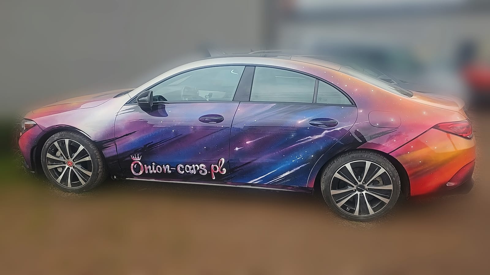 Mercedes CLA w kosmicznym malowaniu Onion Cars