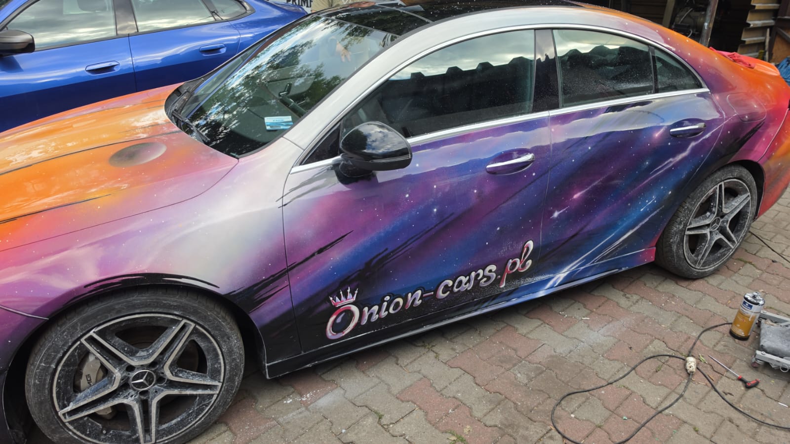 Mercedes CLA w kosmicznym malowaniu Onion Cars