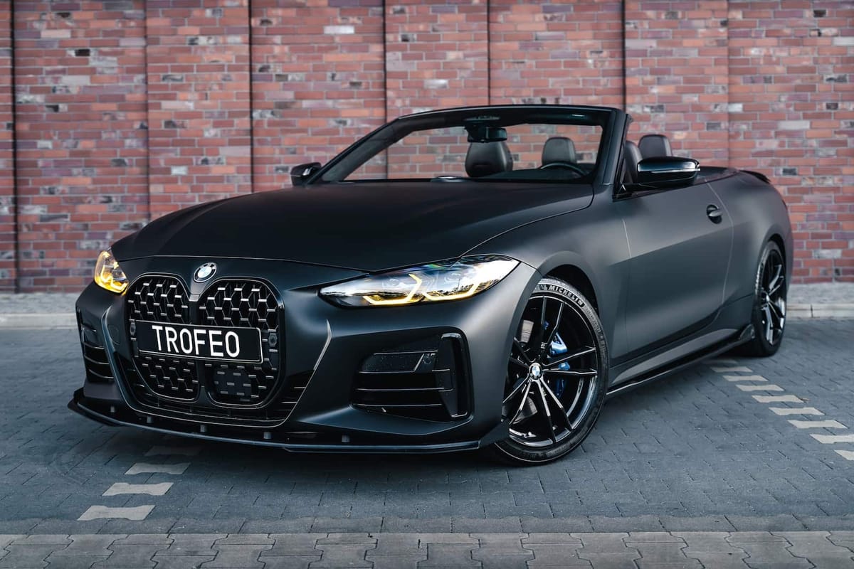 BMW M440i Cabrio w matowej czerni
